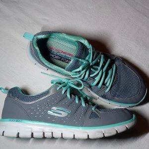 Skechers Sports Flex Tennis Shoes Sz US 9 Women's Comfy